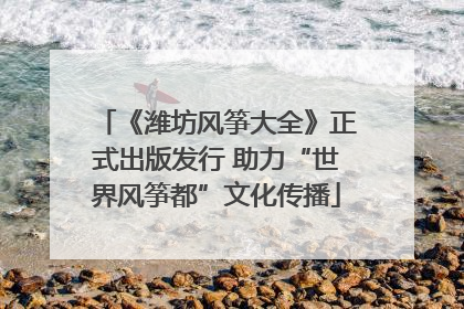 《潍坊风筝大全》正式出版发行 助力“世界风筝都”文化传播