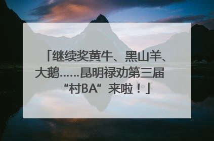 继续奖黄牛、黑山羊、大鹅……昆明禄劝第三届“村BA”来啦！