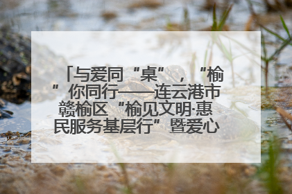 与爱同“桌”，“榆”你同行——连云港市赣榆区“榆见文明·惠民服务基层行”暨爱心书桌发放温暖启幕