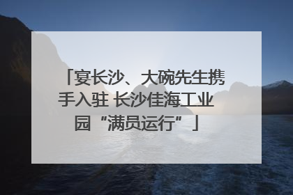 宴长沙、大碗先生携手入驻 长沙佳海工业园“满员运行”