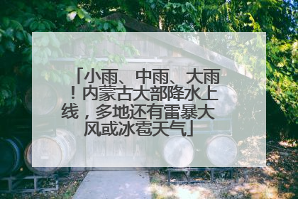 小雨、中雨、大雨！内蒙古大部降水上线，多地还有雷暴大风或冰雹天气