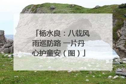 杨水良：八载风雨巡防路 一片丹心护童安（图）