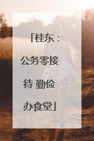 桂东：公务零接待 勤俭办食堂
