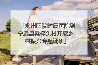 永州职院附属医院到宁远县桑梓头村开展乡村振兴专题调研