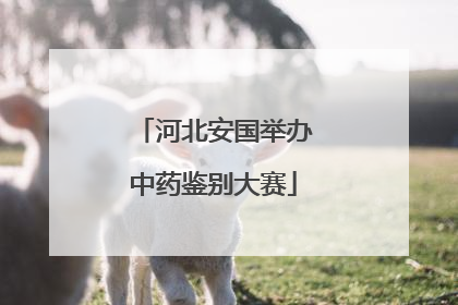 河北安国举办中药鉴别大赛