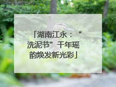 湖南江永：“洗泥节”千年瑶韵焕发新光彩