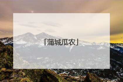 蒲城瓜农
