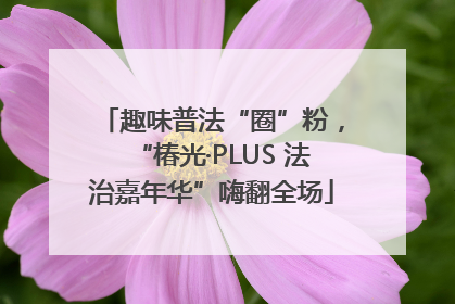 趣味普法“圈”粉，“椿光·PLUS 法治嘉年华”嗨翻全场