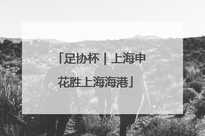 足协杯｜上海申花胜上海海港